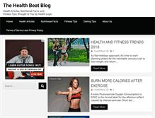 Tablet Screenshot of healthbeatblog.org